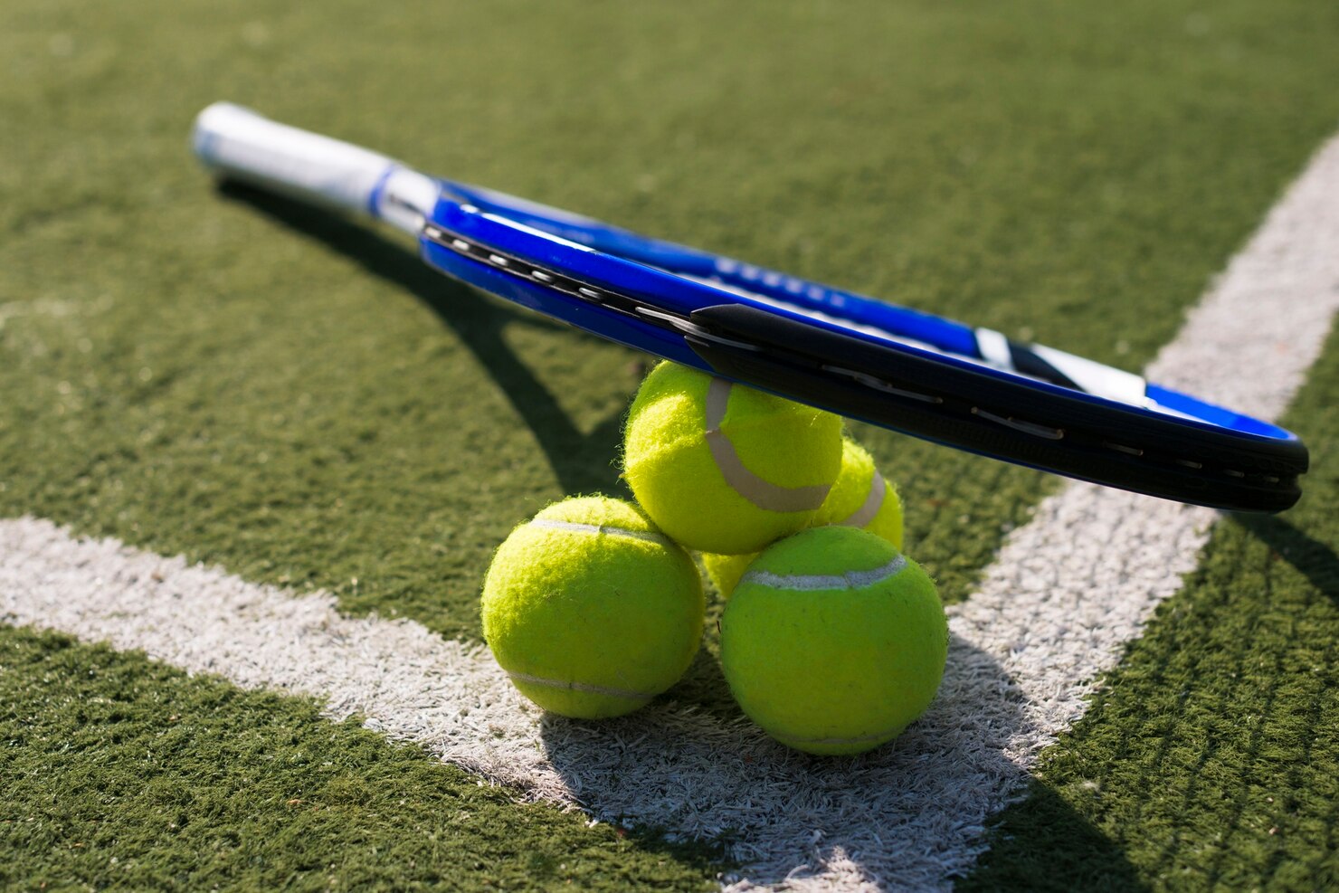 Tennis on court